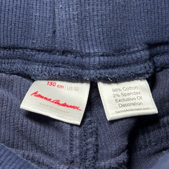 Hanna Andersson Pull-On Classic Corduroy Pants Navy Blue Size 12 - Picture 5 of 7